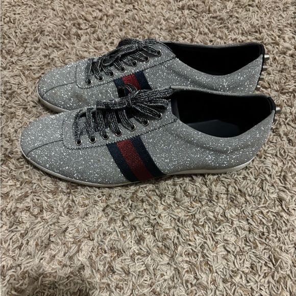 Glitter stud Gucci sneakers in size 12 - Picture 3 of 8